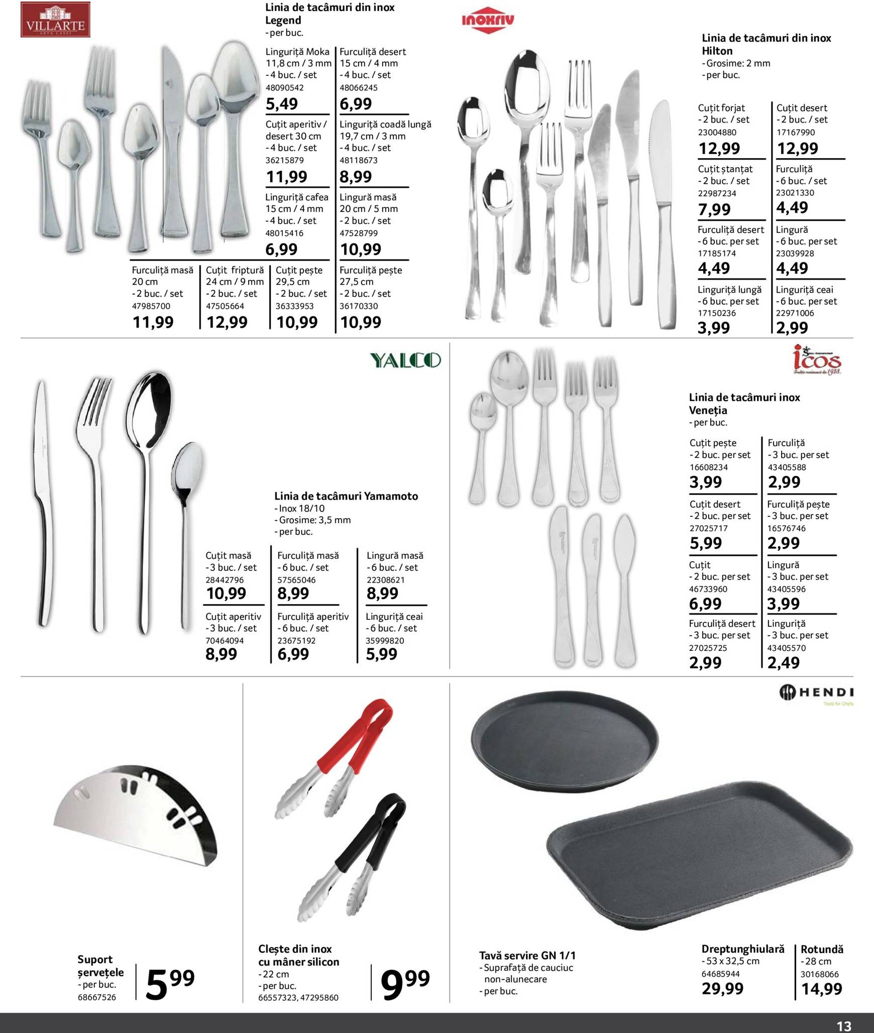 selgros - Catalog Selgros - Gastro Nonfood valabil din 01.11. - 31.12. - page: 13