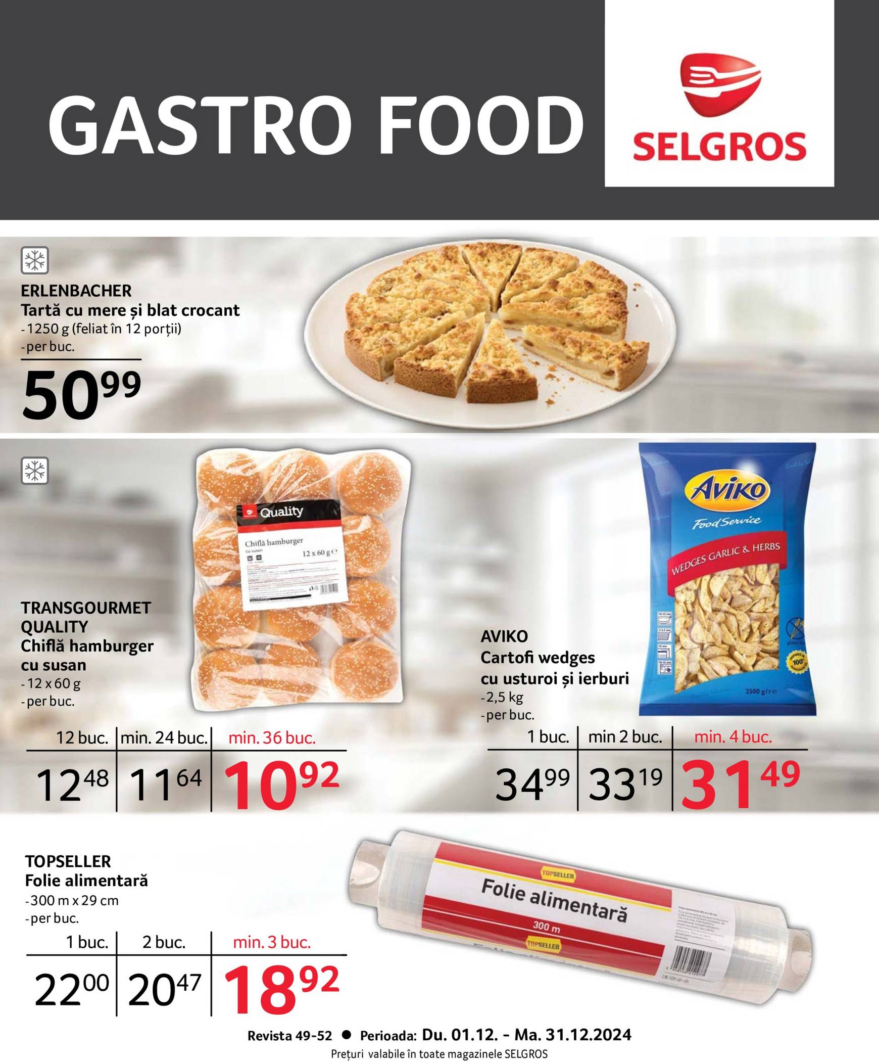 selgros - Catalog Selgros - Gastro Food valabil din 01.12. - 31.12.