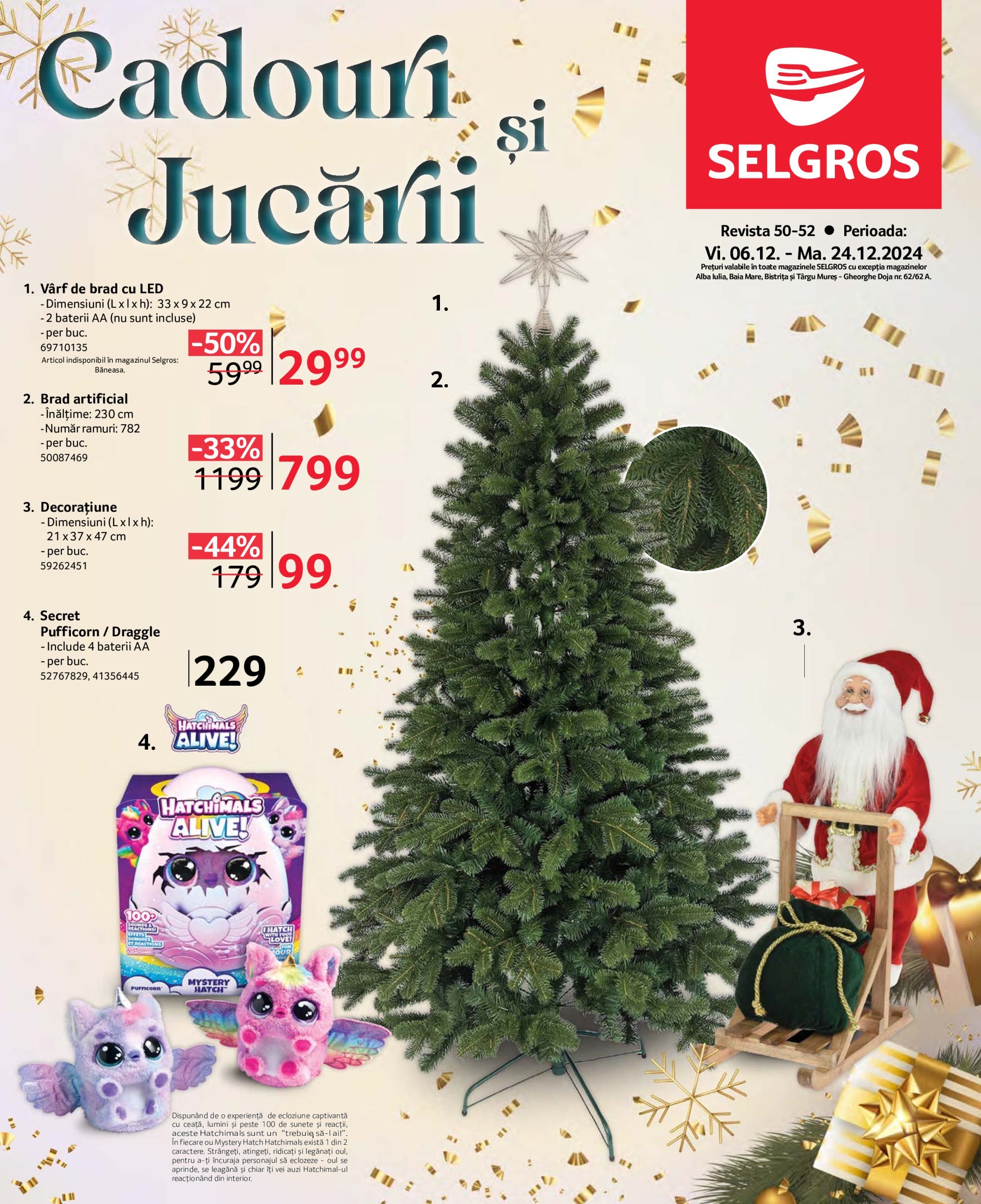 selgros - Catalog Selgros - Cadouri si Jucarii valabil din 06.12. - 24.12.