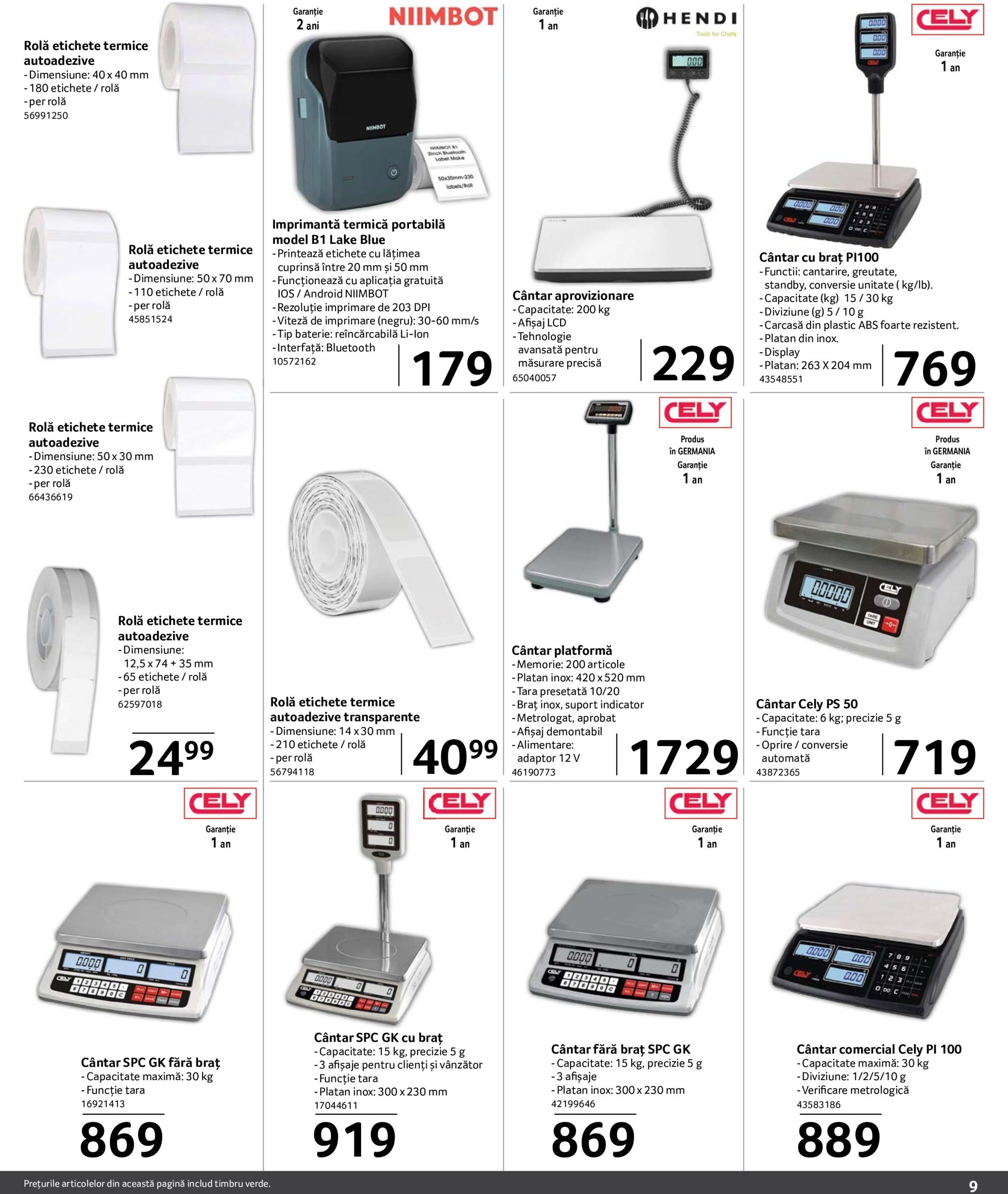 selgros - Catalog Selgros - Gastro Nonfood valabil din 01.02. - 15.03. - page: 9