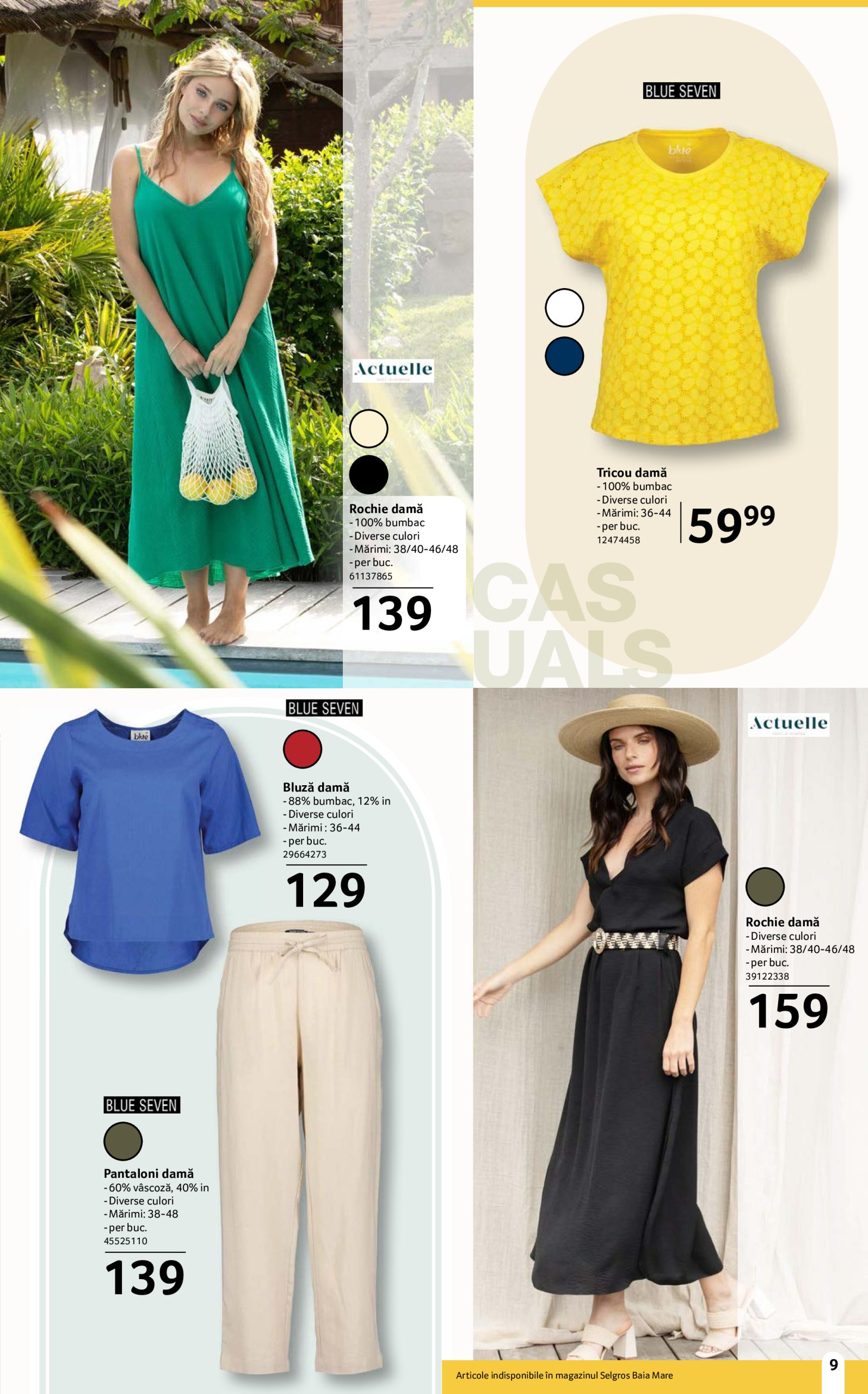 selgros - Catalog Selgros - Moda de vară valabil din 16.05. - 12.06. - page: 9 selgros - Catalog Selgros - Moda de vară valabil din 16.05. - 12.06. - page: 9