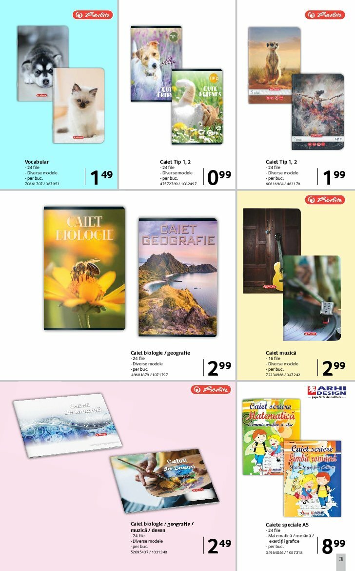 selgros - Catalog Selgros - Școala valabil din 08.08. până pe 21.09. - page: 3