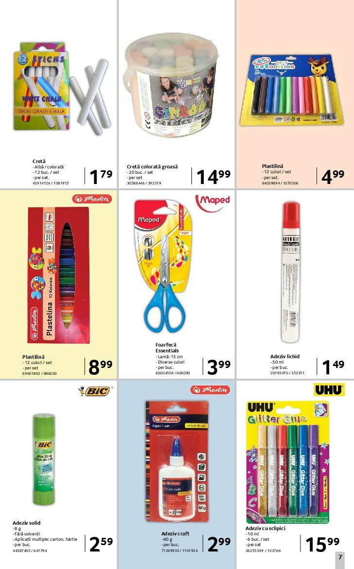 selgros - Catalog Selgros - Școala valabil din 08.08. până pe 21.09. - page: 7
