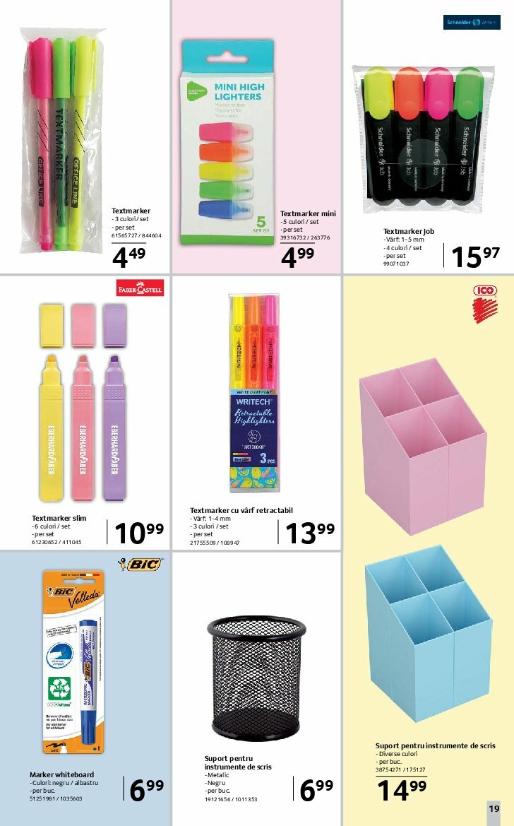 selgros - Catalog Selgros - Școala valabil din 08.08. până pe 21.09. - page: 19