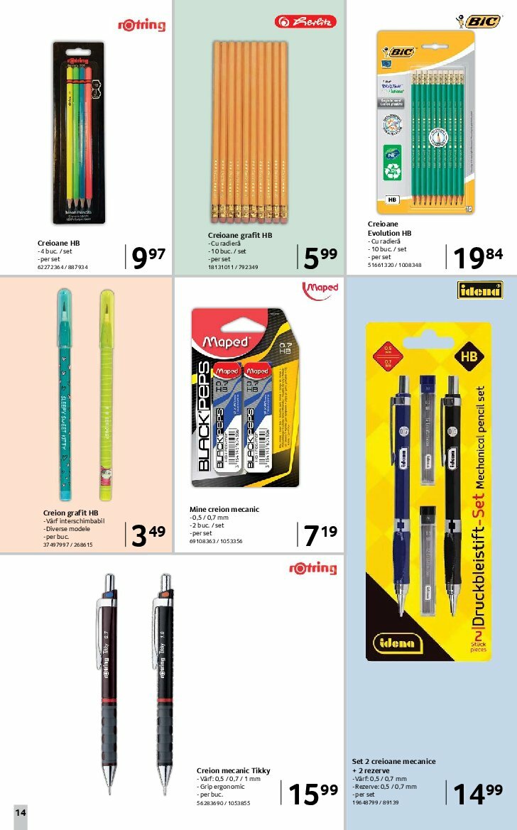 selgros - Catalog Selgros - Școala valabil din 08.08. până pe 21.09. - page: 14