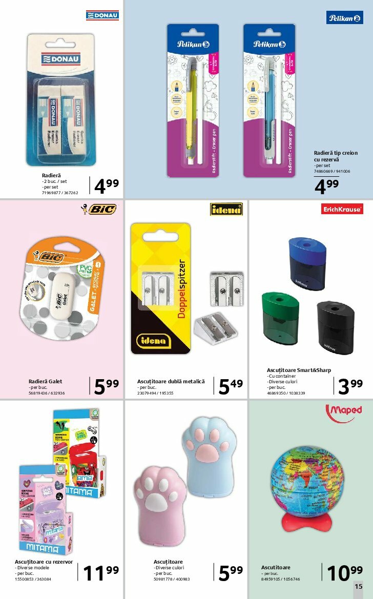 selgros - Catalog Selgros - Școala valabil din 08.08. până pe 21.09. - page: 15