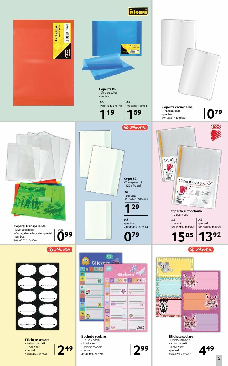 selgros - Catalog Selgros - Școala valabil din 08.08. până pe 21.09. - page: 5