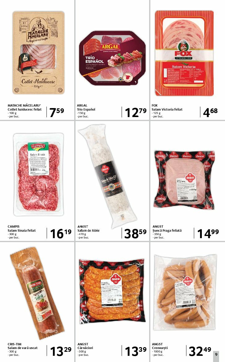 selgros - Catalog Selgros - Food valabil din 08.08. până pe 21.08. - page: 9