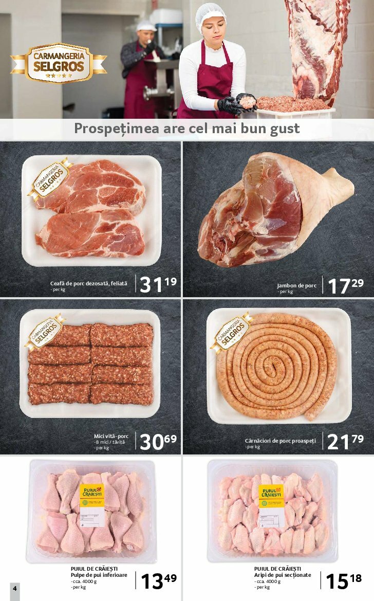 selgros - Catalog Selgros - Food valabil din 08.08. până pe 21.08. - page: 4