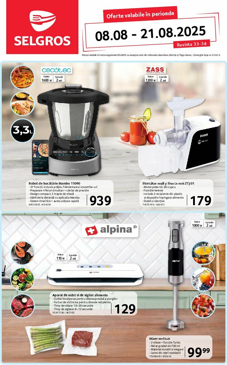 selgros - Catalog Selgros - Non Food valabil din 08.08. până pe 21.08.