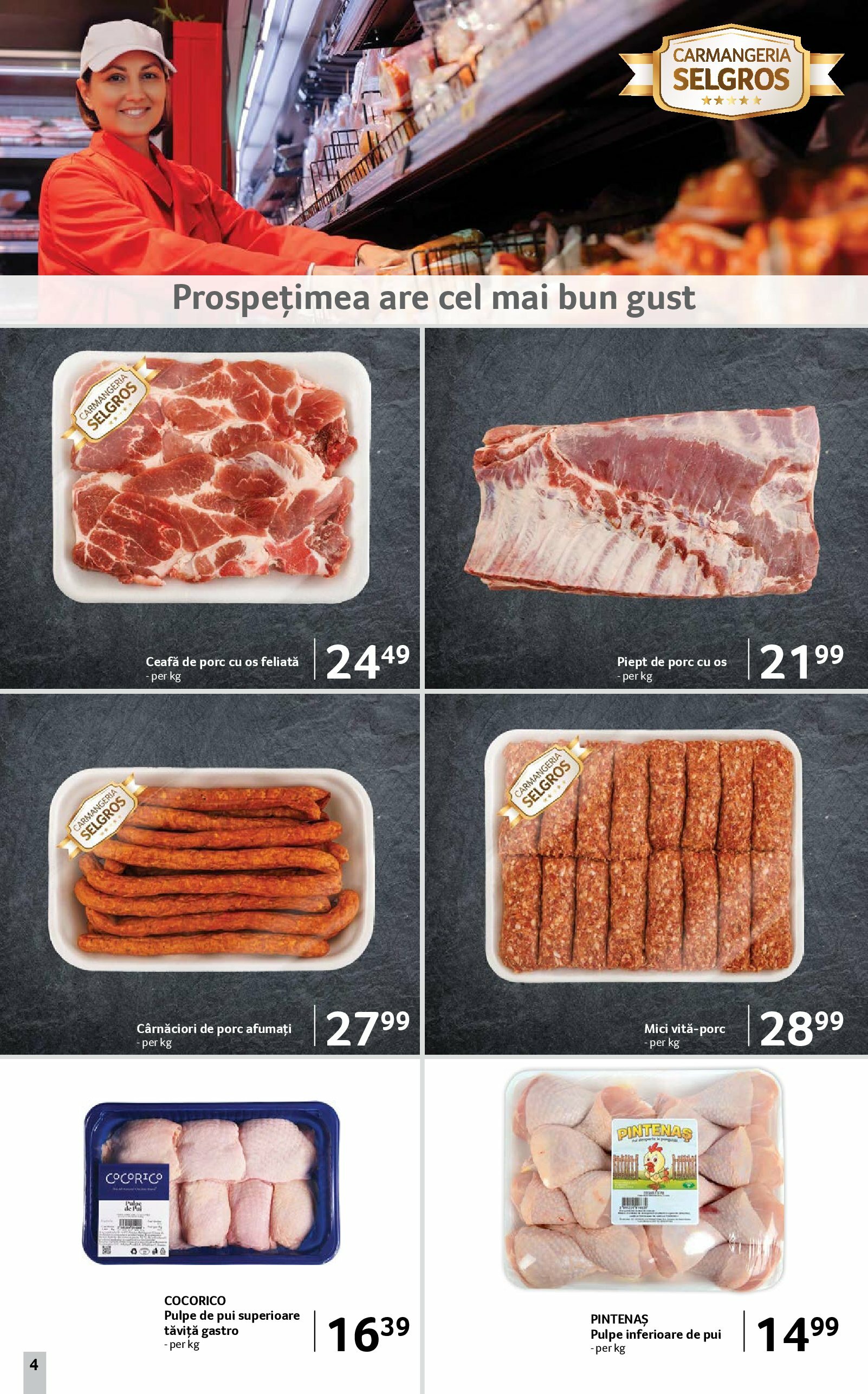 selgros - Catalog Selgros - Food online – oferte valabile din 22.08. - page: 4