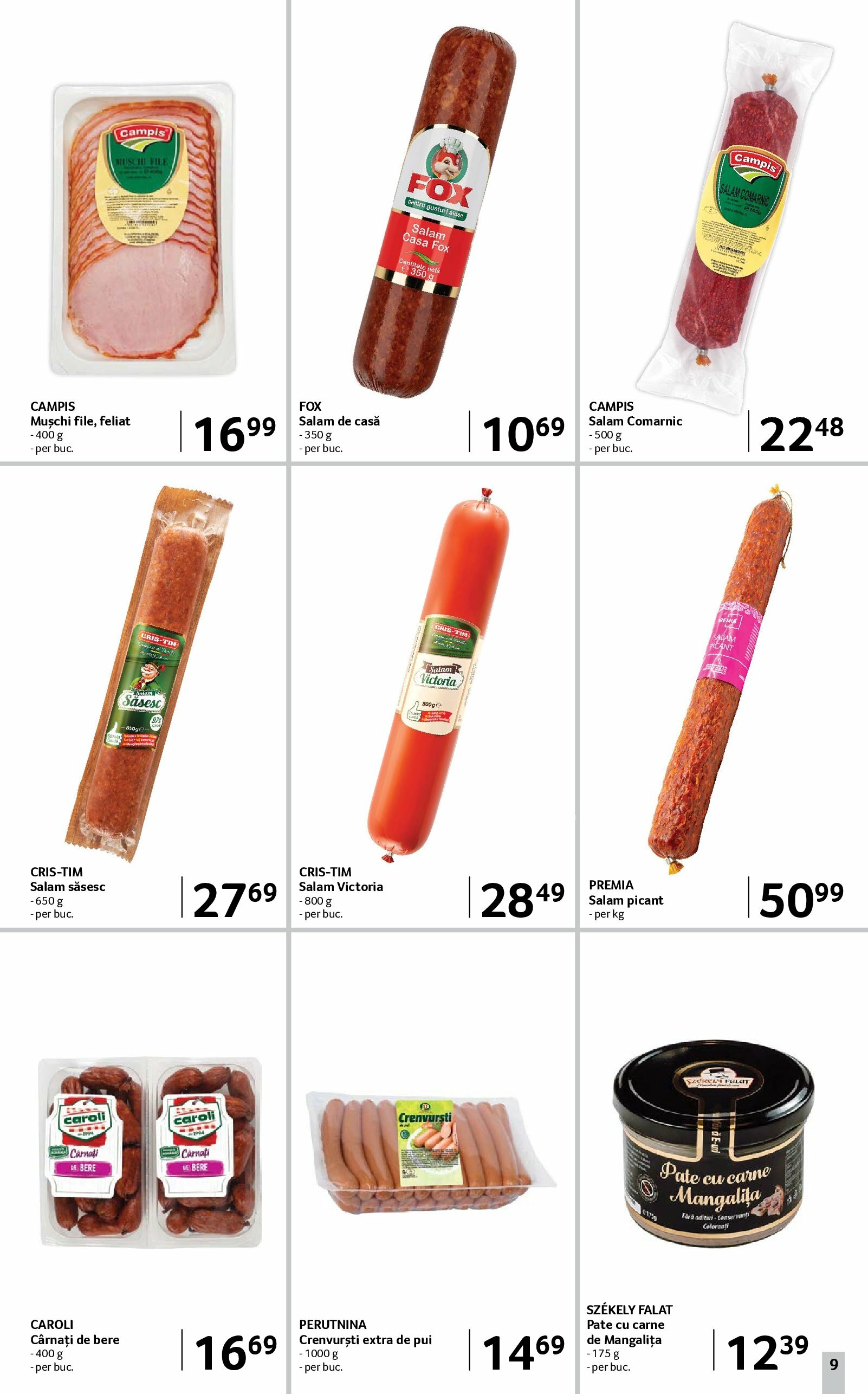 selgros - Catalog Selgros - Food online – oferte valabile din 22.08. - page: 9