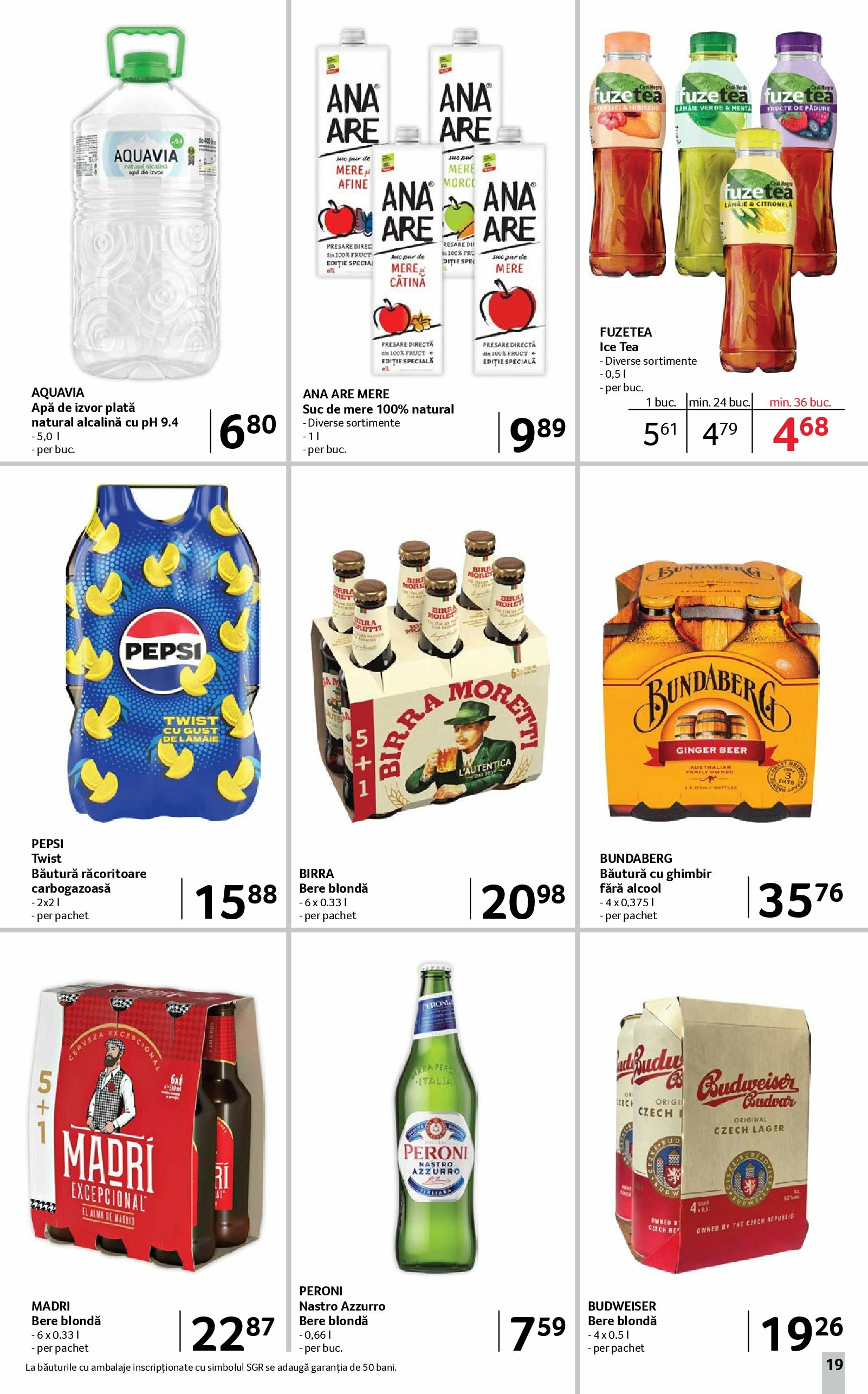 selgros - Catalog Selgros - Food online – oferte valabile din 22.08. - page: 19