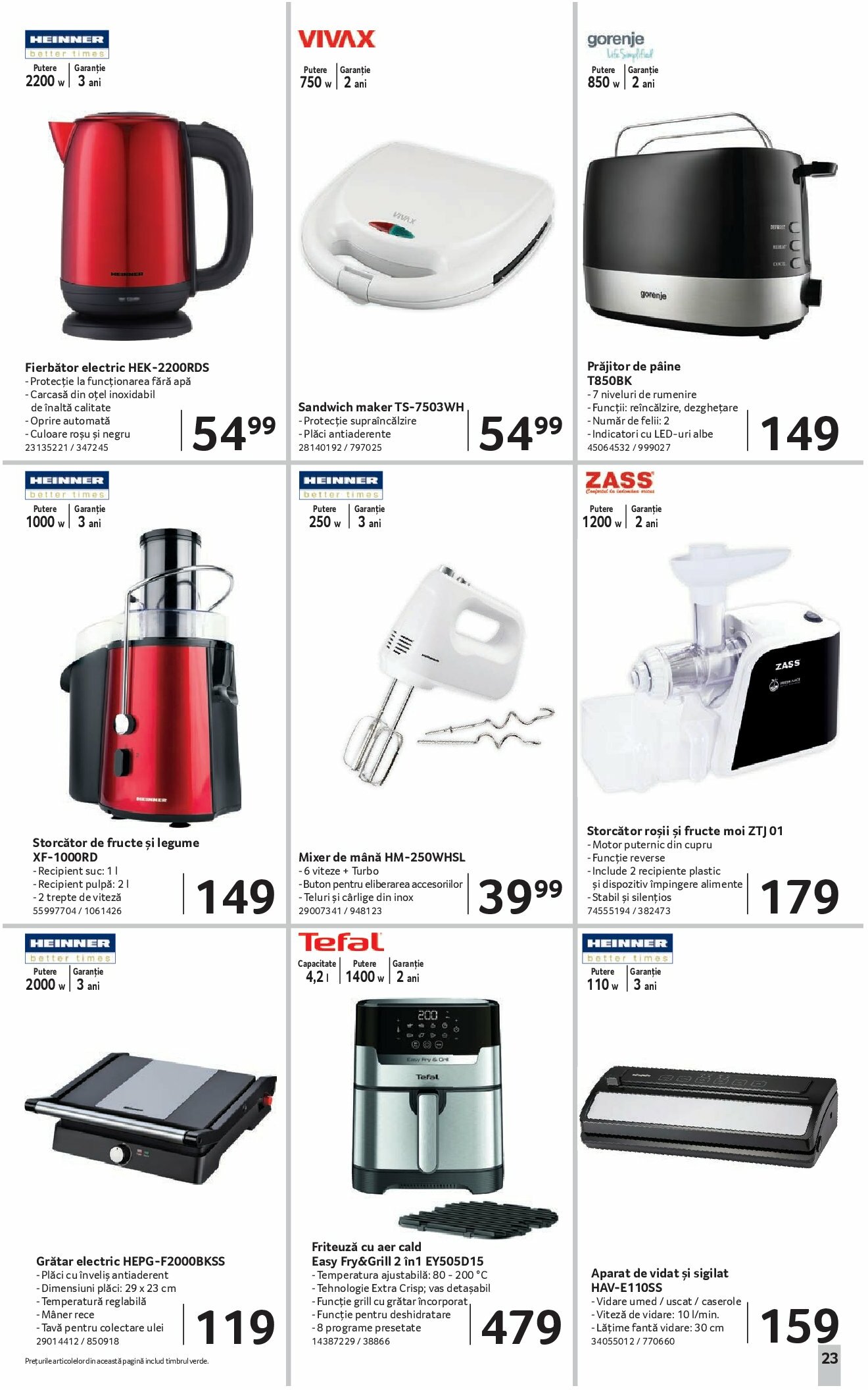 selgros - Catalog Selgros - Magazine Mici online – oferte valabile din 22.08. - page: 23