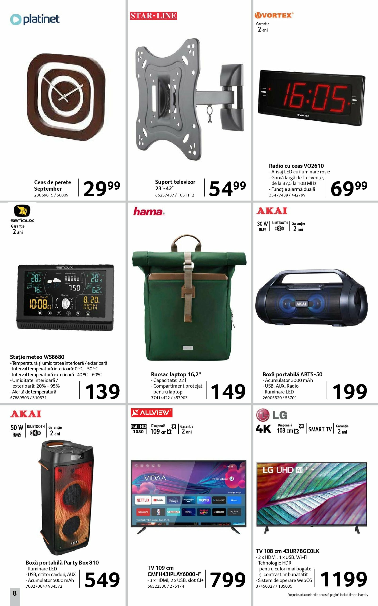 selgros - Catalog Selgros - Non Food online – oferte valabile din 22.08. - page: 8