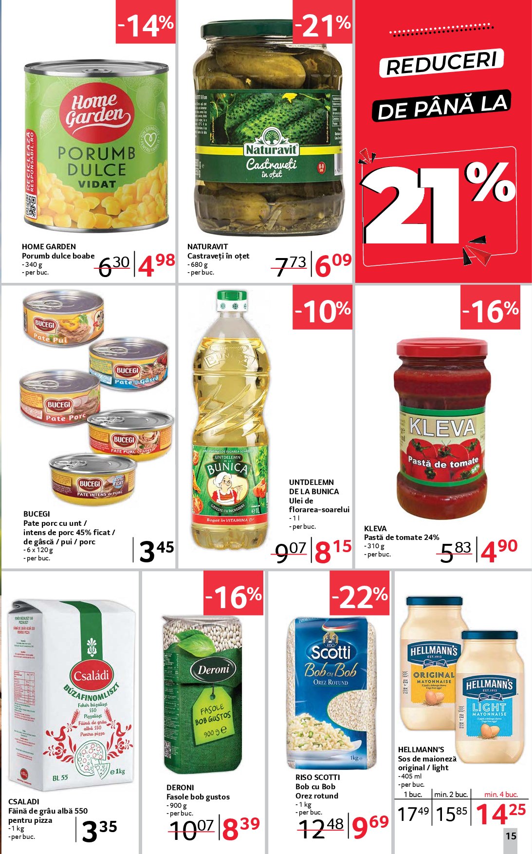 selgros - Catalog Selgros - Food online – oferte valabile din 05.09. - page: 15