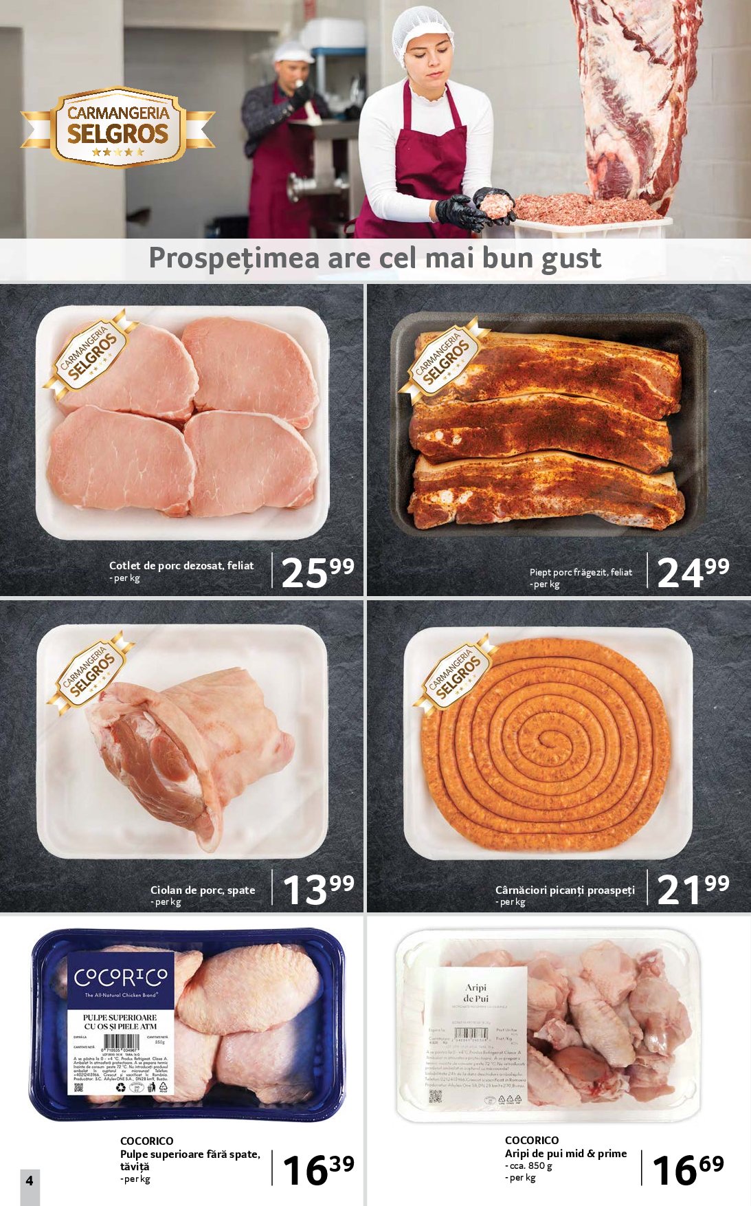 selgros - Catalog Selgros - Food online – oferte valabile din 05.09. - page: 4