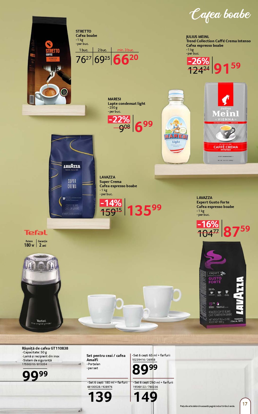 selgros - Catalog Selgros - Cafea online – oferte valabile din 05.09. - page: 17