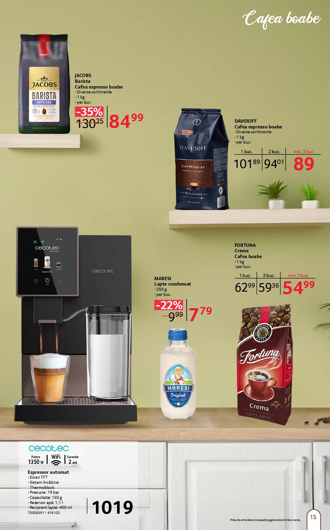 selgros - Catalog Selgros - Cafea online – oferte valabile din 05.09. - page: 15
