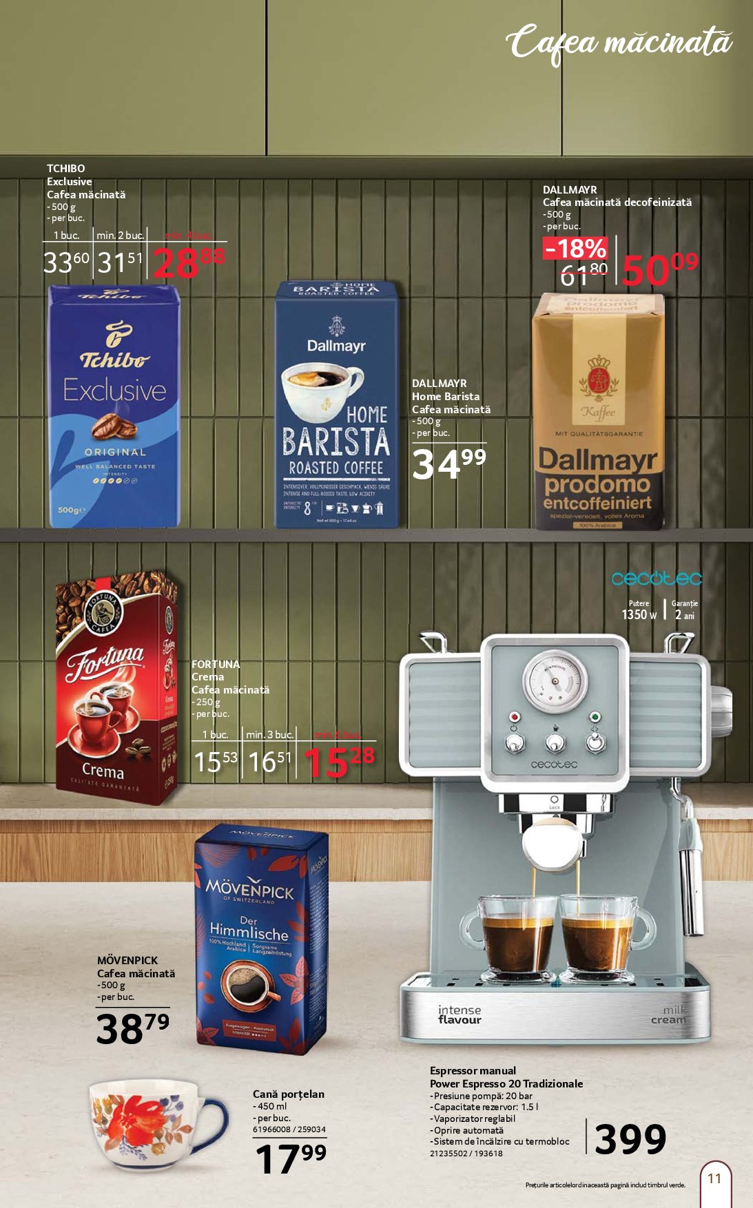 selgros - Catalog Selgros - Cafea online – oferte valabile din 05.09. - page: 11