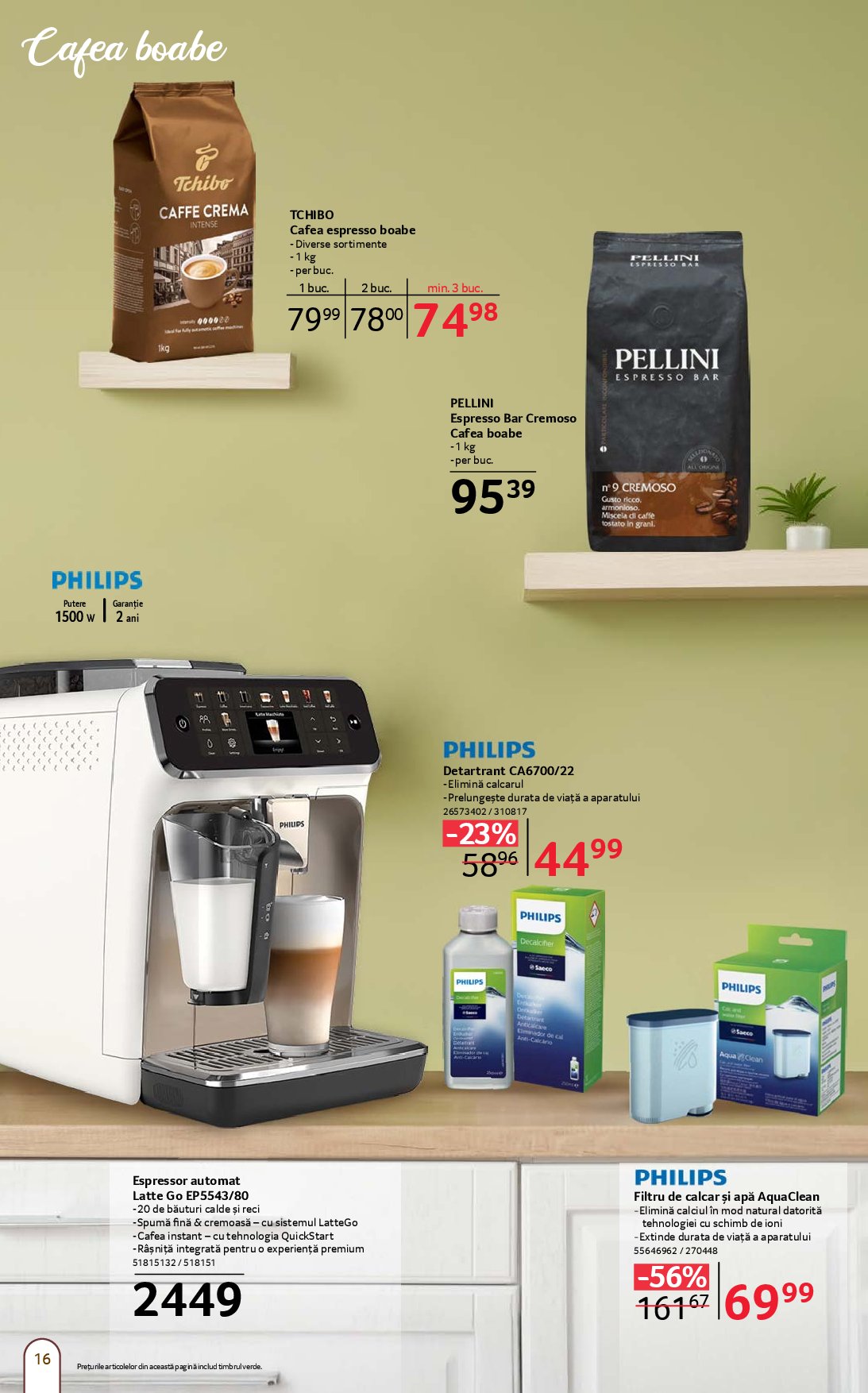 selgros - Catalog Selgros - Cafea online – oferte valabile din 05.09. - page: 16