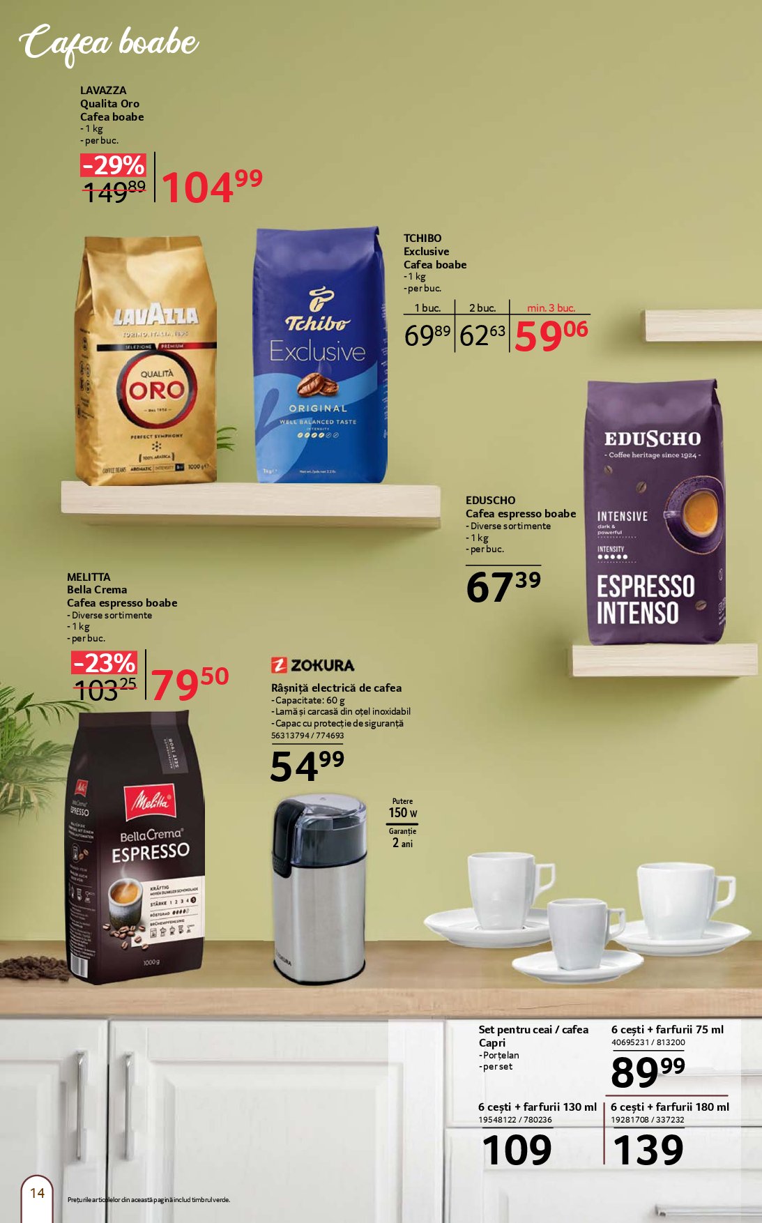 selgros - Catalog Selgros - Cafea online – oferte valabile din 05.09. - page: 14