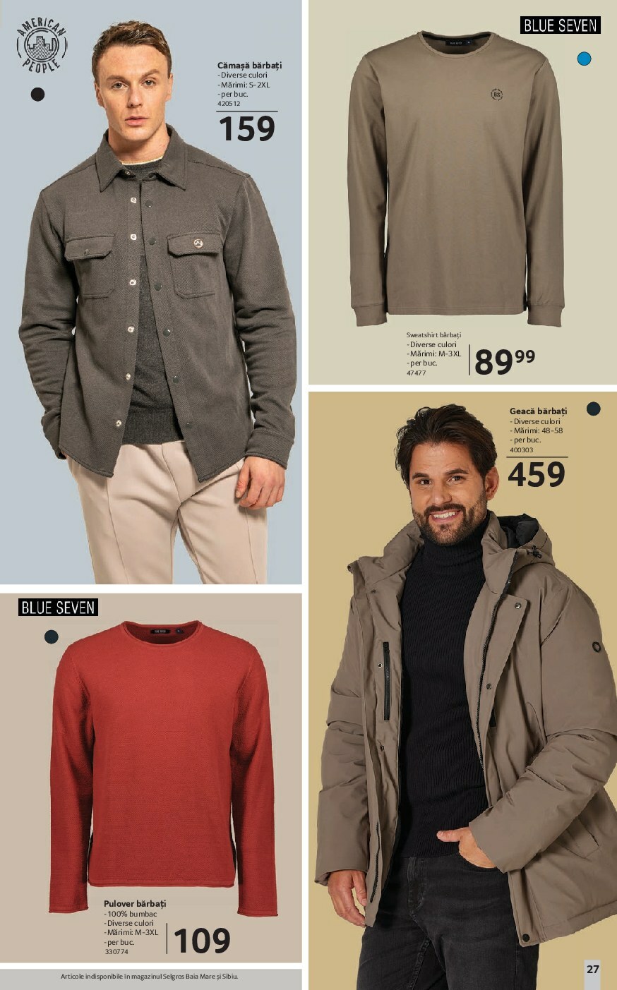 selgros - Catalog Selgros - Moda de toamnă online – oferte valabile din 19.09. - page: 27