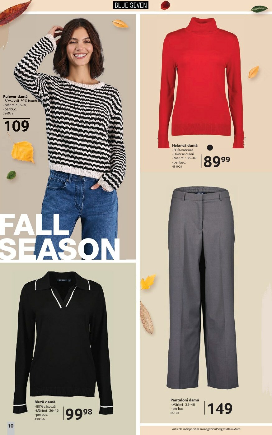 selgros - Catalog Selgros - Moda de toamnă online – oferte valabile din 19.09. - page: 10