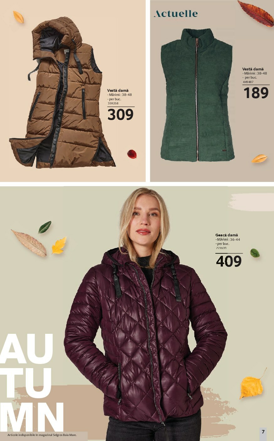 selgros - Catalog Selgros - Moda de toamnă online – oferte valabile din 19.09. - page: 7