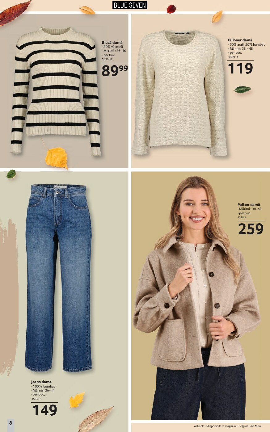 selgros - Catalog Selgros - Moda de toamnă online – oferte valabile din 19.09. - page: 8