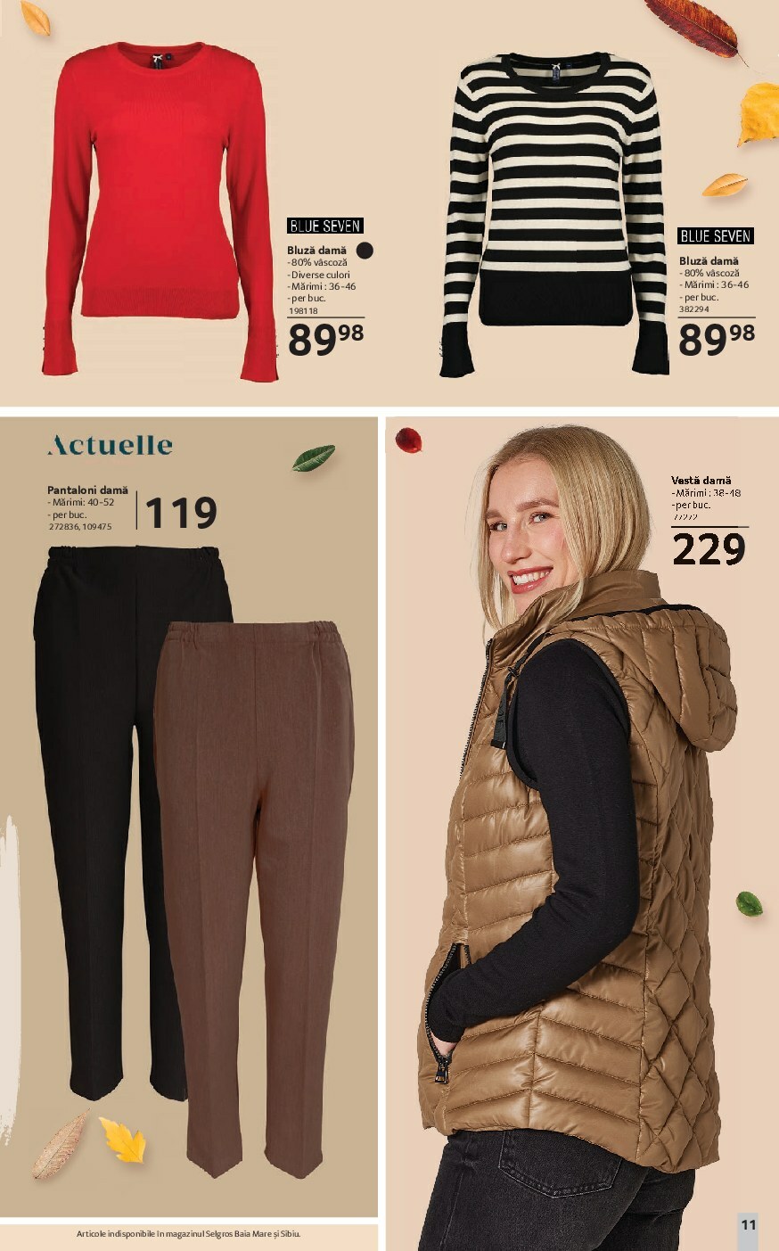 selgros - Catalog Selgros - Moda de toamnă online – oferte valabile din 19.09. - page: 11