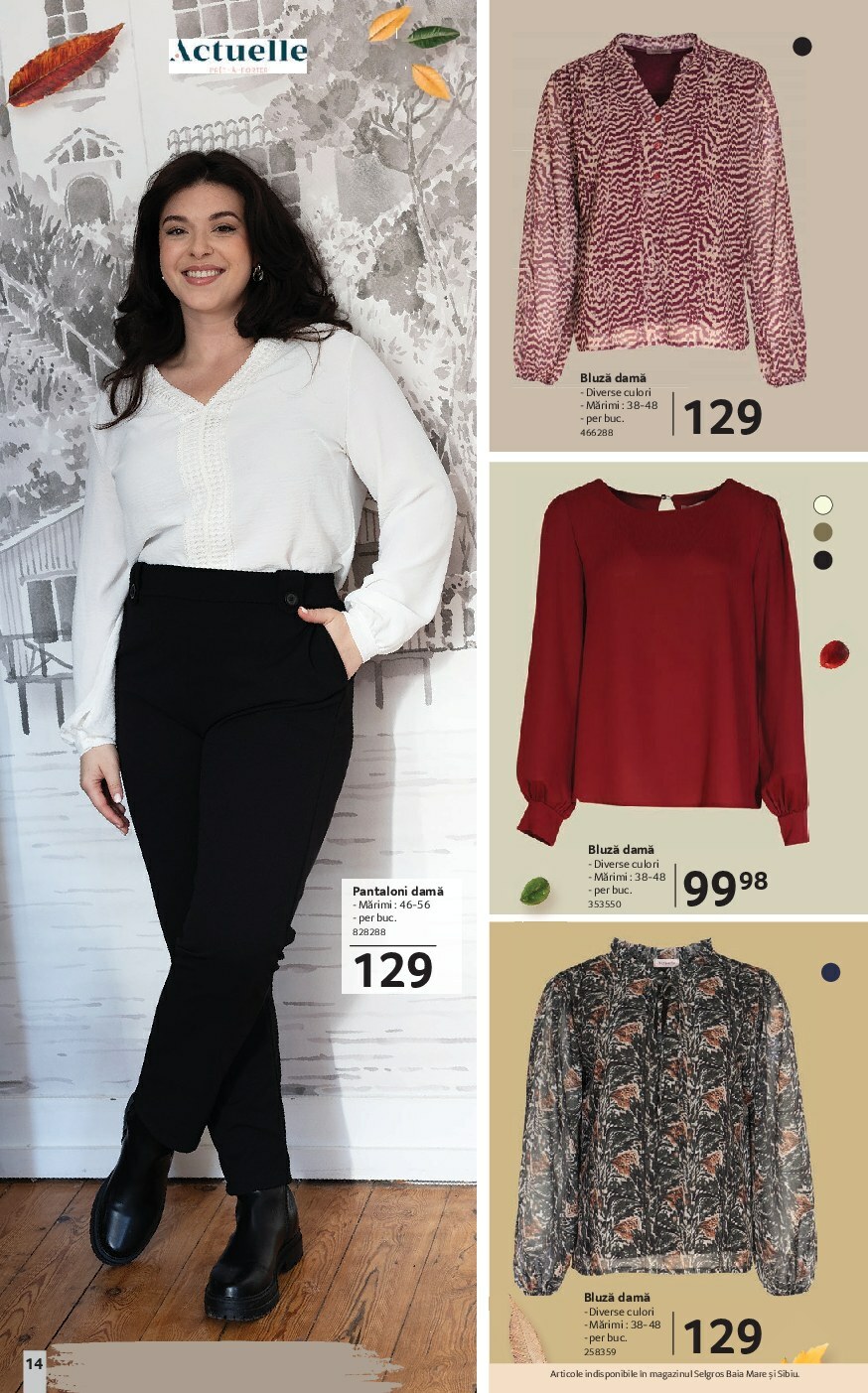 selgros - Catalog Selgros - Moda de toamnă online – oferte valabile din 19.09. - page: 14
