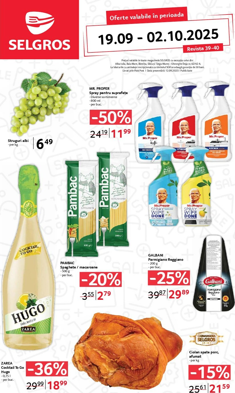 selgros - Catalog Selgros - Food online – oferte valabile din 19.09.