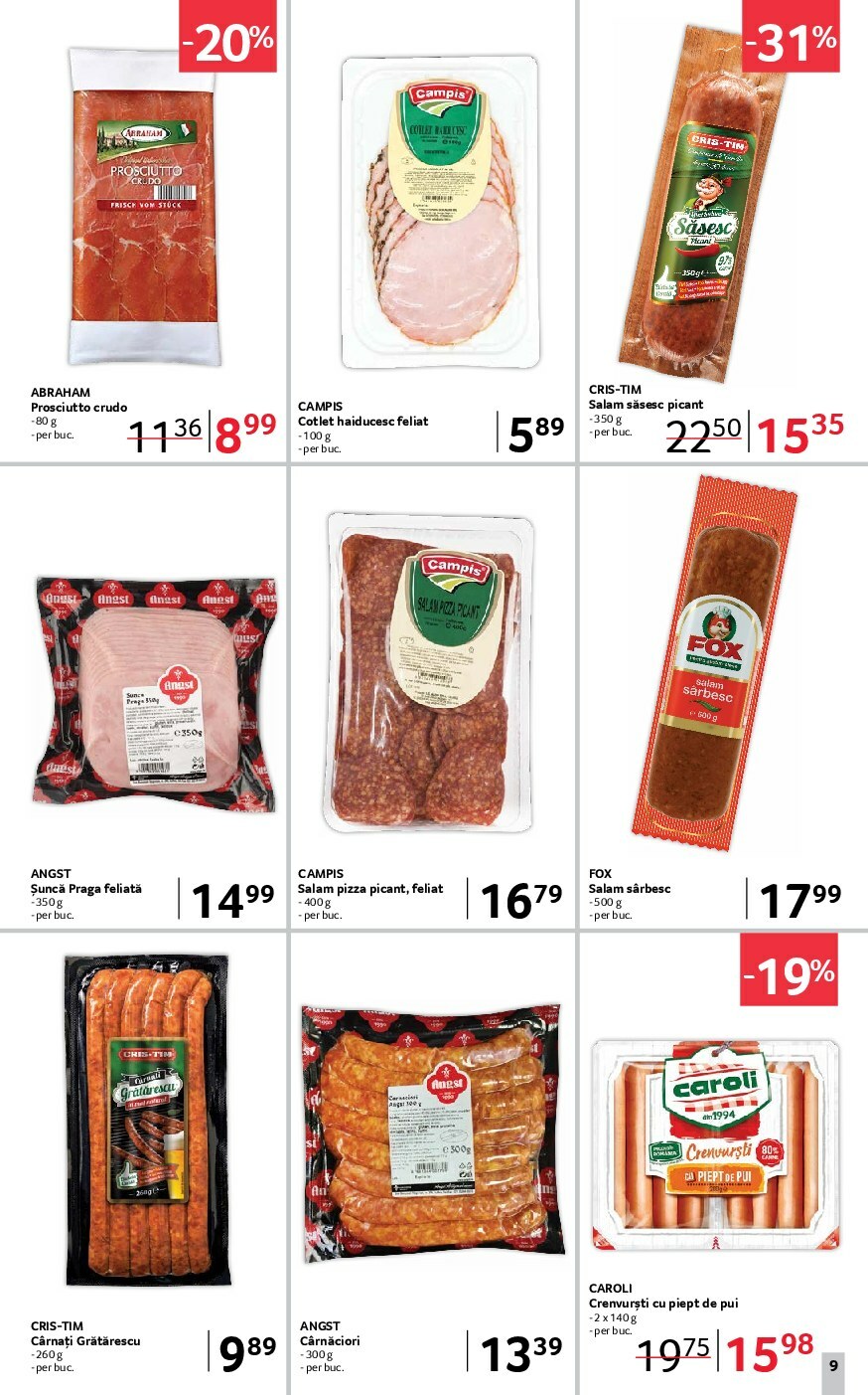 selgros - Catalog Selgros - Food online – oferte valabile din 19.09. - page: 9