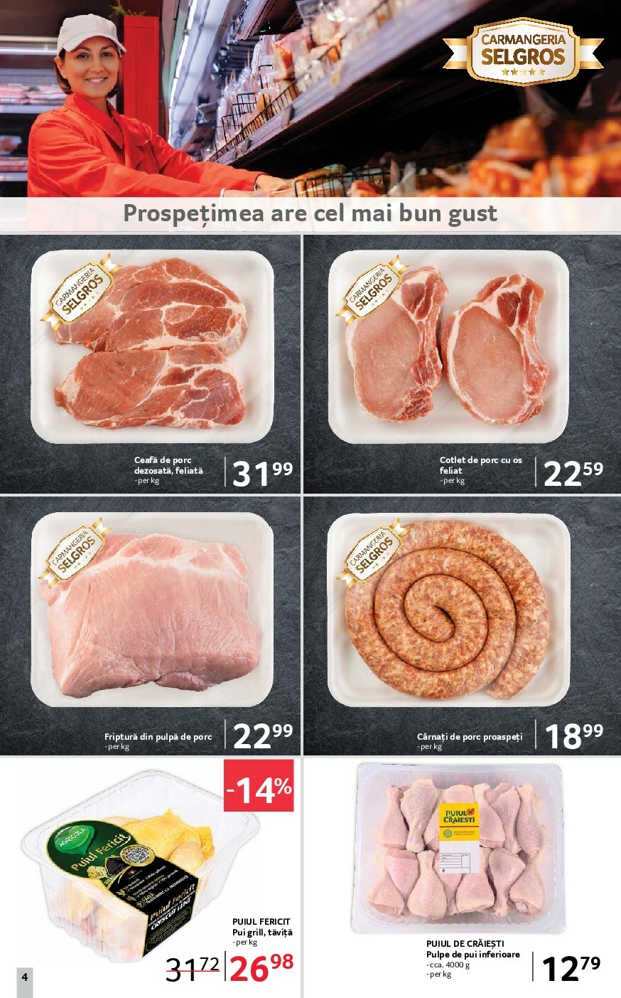 selgros - Catalog Selgros - Food online – oferte valabile din 19.09. - page: 4