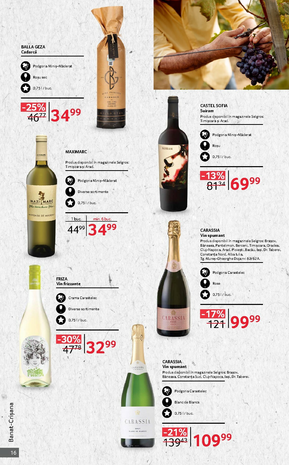 selgros - Catalog Selgros - Vinuri online – oferte valabile din 01.10. - page: 16 selgros - Catalog Selgros - Vinuri online – oferte valabile din 01.10. - page: 16