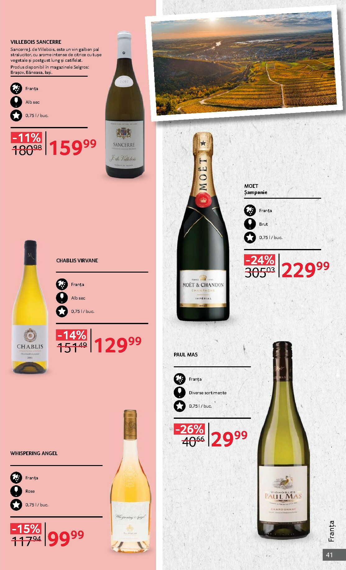 selgros - Catalog Selgros - Vinuri online – oferte valabile din 01.10. - page: 41 selgros - Catalog Selgros - Vinuri online – oferte valabile din 01.10. - page: 41