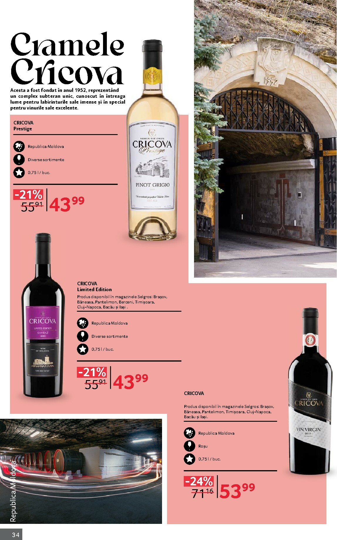 selgros - Catalog Selgros - Vinuri online – oferte valabile din 01.10. - page: 34 selgros - Catalog Selgros - Vinuri online – oferte valabile din 01.10. - page: 34