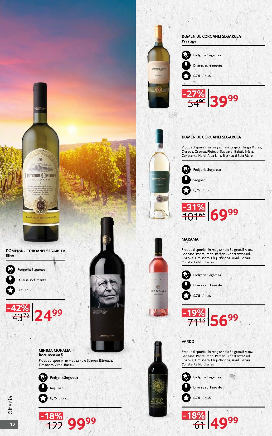 selgros - Catalog Selgros - Vinuri online – oferte valabile din 01.10. - page: 12 selgros - Catalog Selgros - Vinuri online – oferte valabile din 01.10. - page: 12
