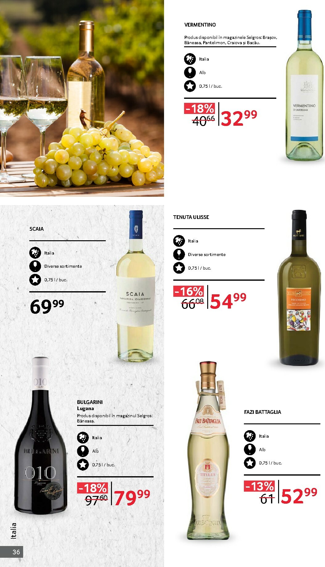 selgros - Catalog Selgros - Vinuri online – oferte valabile din 01.10. - page: 36 selgros - Catalog Selgros - Vinuri online – oferte valabile din 01.10. - page: 36