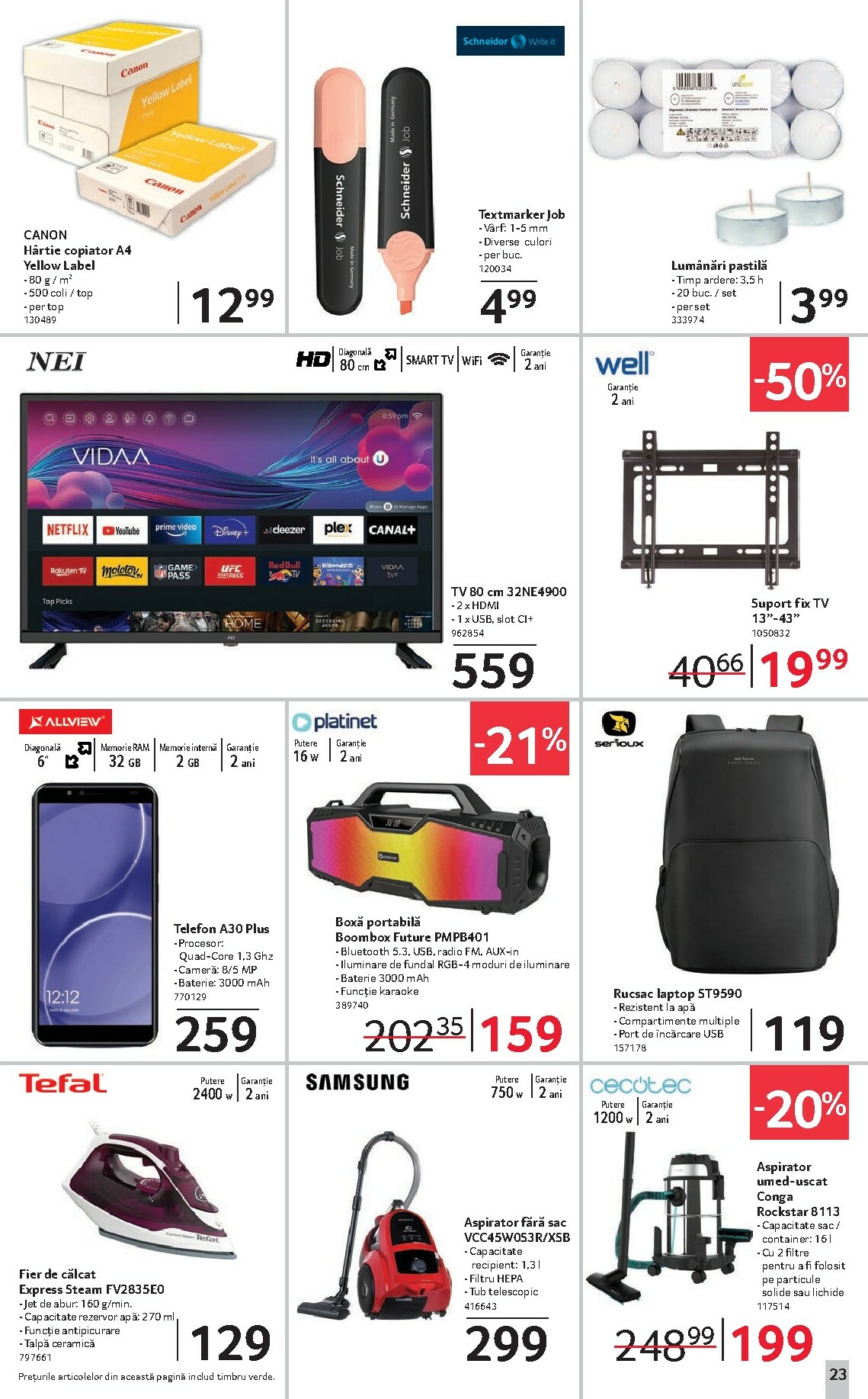 selgros - Catalog Selgros - Sibiu online – oferte valabile din 03.10. - page: 23