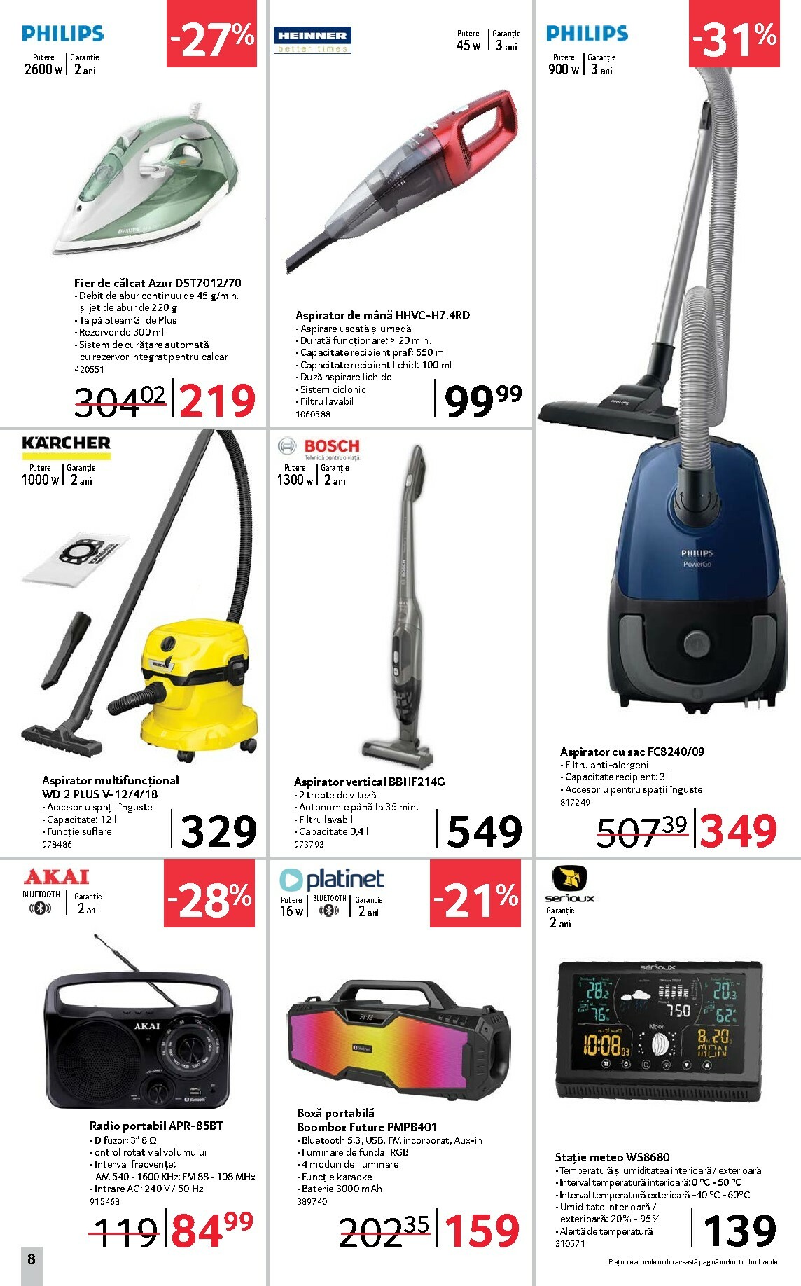 selgros - Catalog Selgros - Non Food online – oferte valabile din 03.10. - page: 8