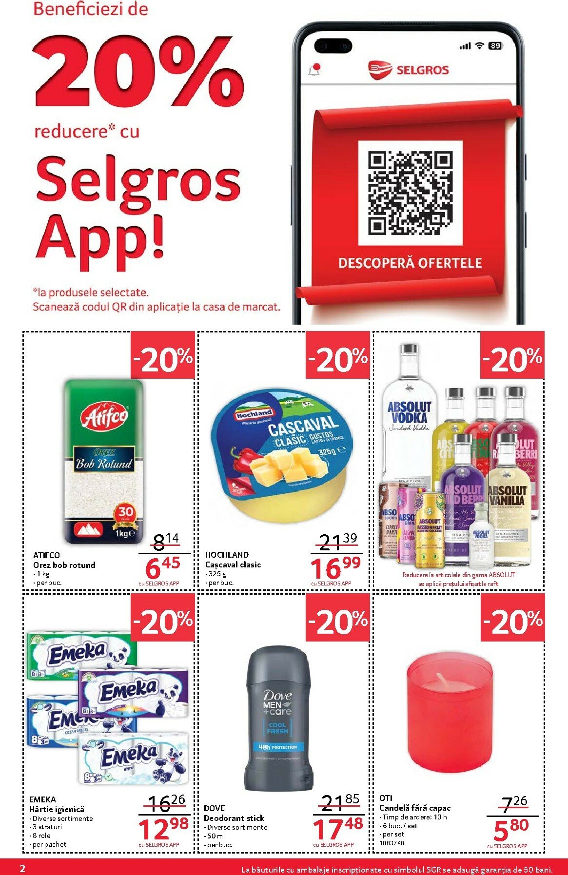selgros - Catalog Selgros - Food online – oferte valabile din 17.10. - page: 2 selgros - Catalog Selgros - Food online – oferte valabile din 17.10. - page: 2