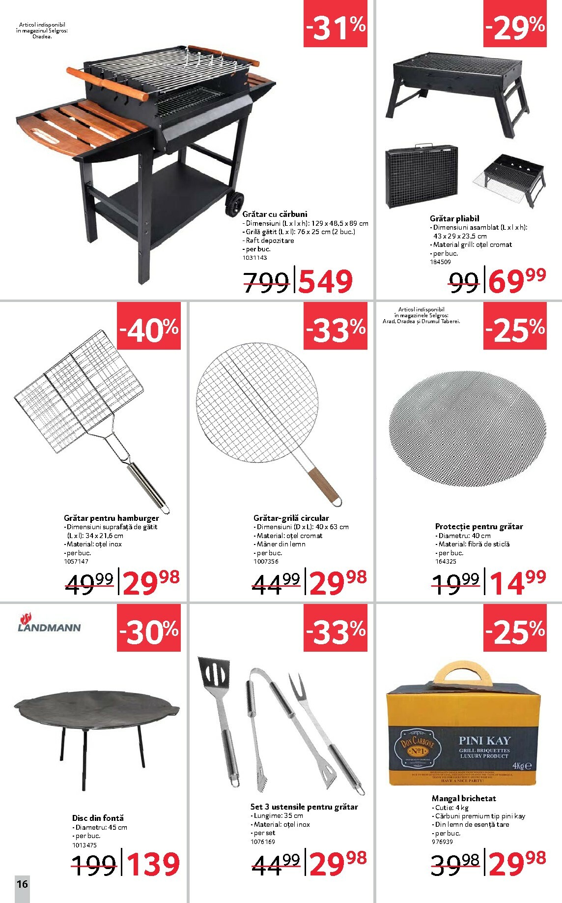 selgros - Catalog Selgros - Nonfood online – oferte valabile din 17.10. - page: 16