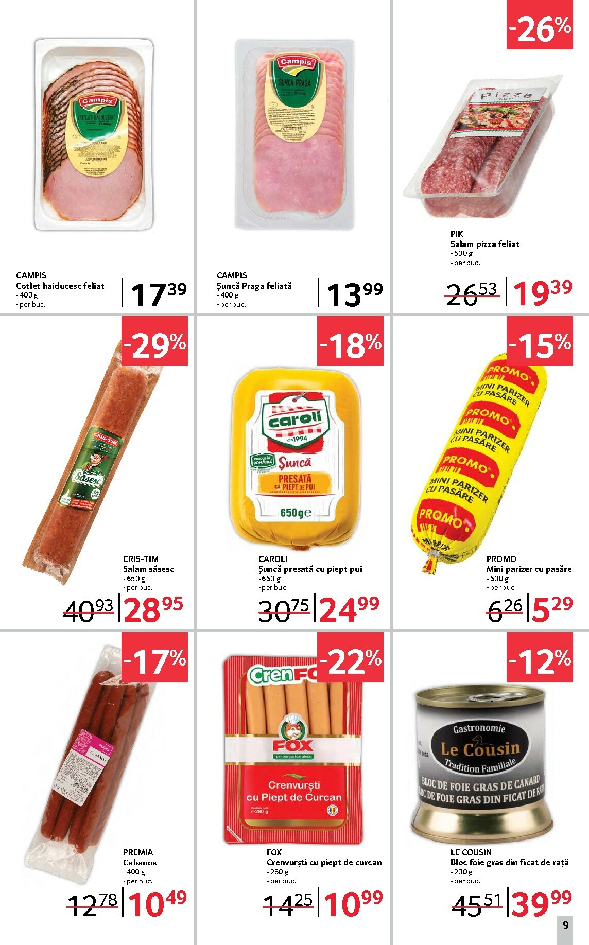 selgros - Catalog Selgros - Food online – oferte valabile din 31.10. - page: 9