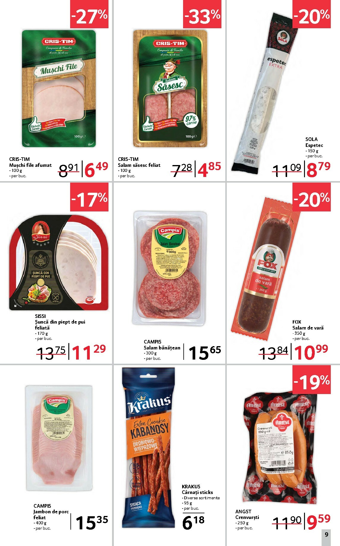 selgros - Catalog Selgros - Food online – oferte valabile din 14.11. - page: 9