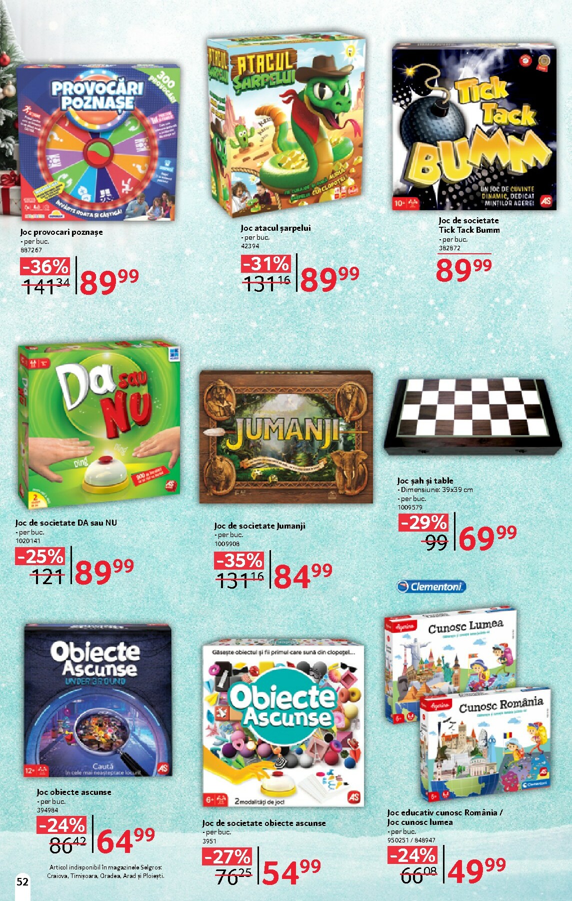 selgros - Catalog Selgros - Cadouri online – oferte valabile din 14.11. - page: 52
