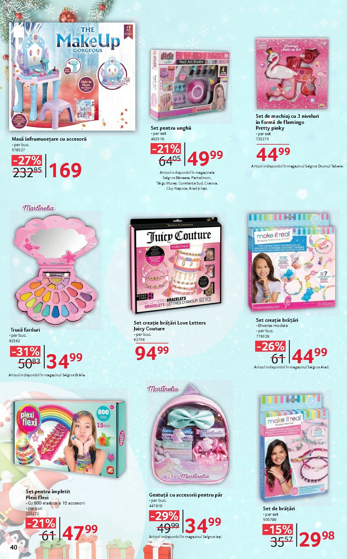 selgros - Catalog Selgros - Cadouri si jucarii online – oferte valabile din 06.12. - page: 40