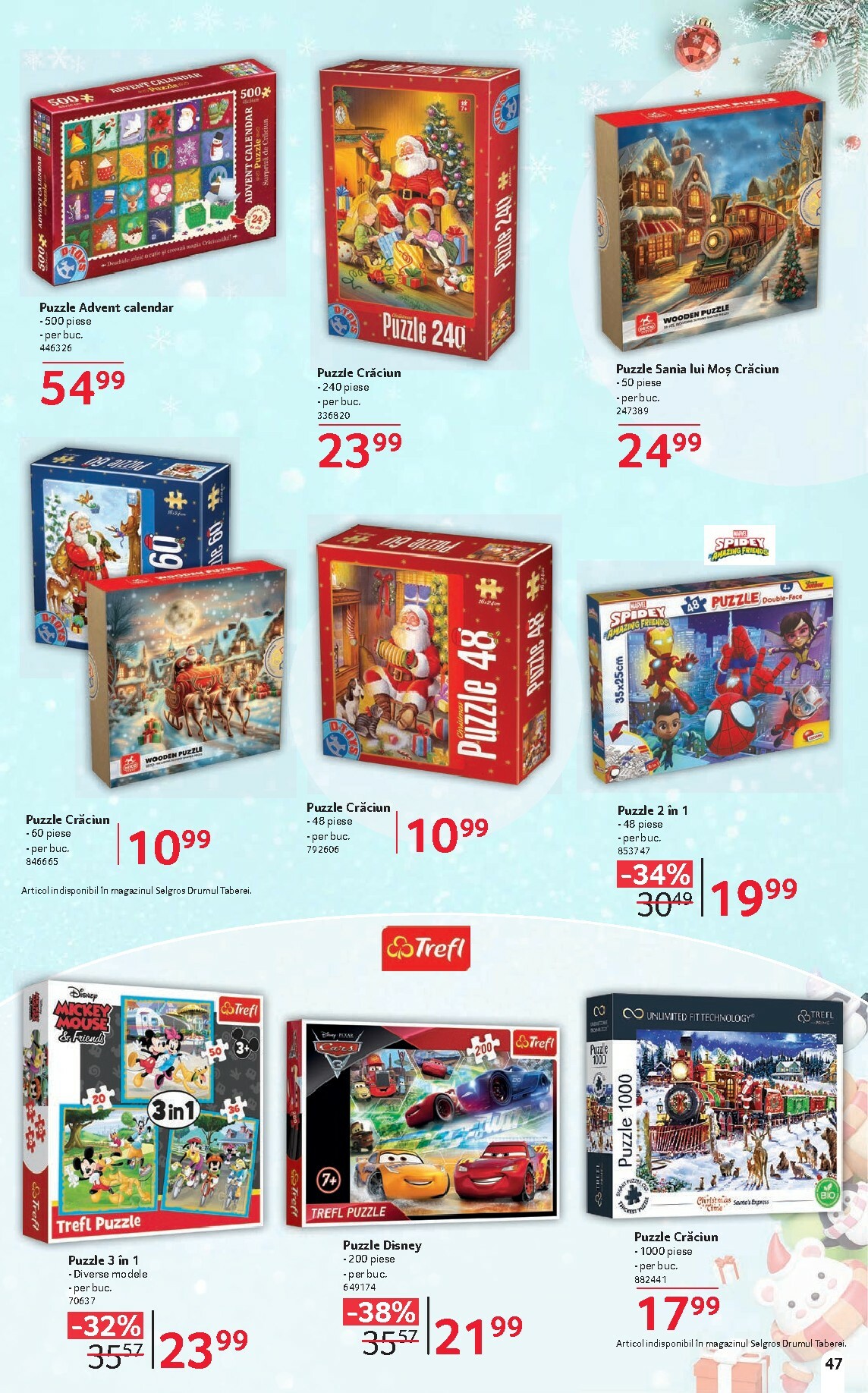 selgros - Catalog Selgros - Cadouri si jucarii online – oferte valabile din 06.12. - page: 47