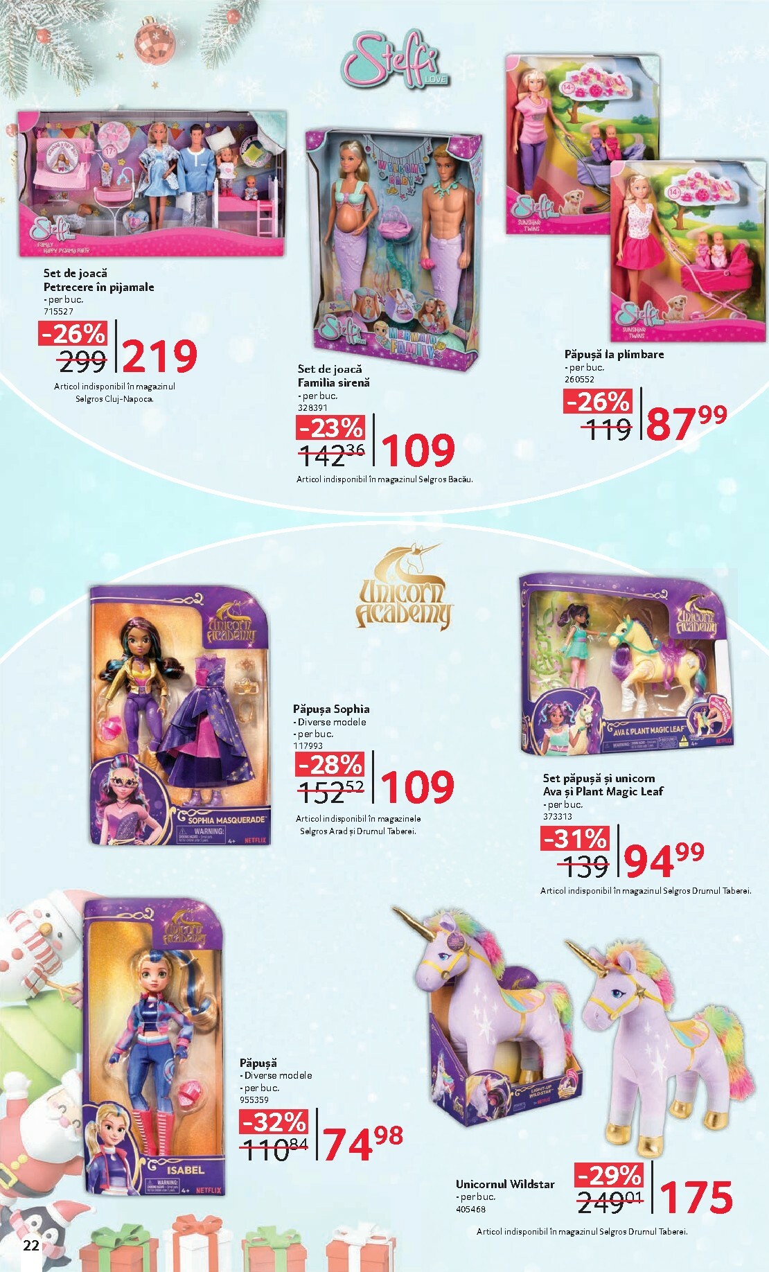 selgros - Catalog Selgros - Cadouri si jucarii online – oferte valabile din 06.12. - page: 22
